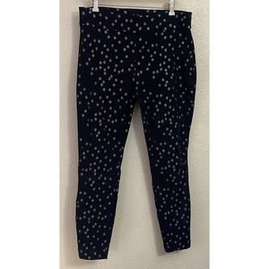New York & Company Pull On Pants Gold Dots XL